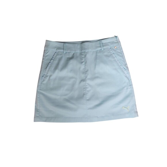 Puma Tech Pickleball Skort Women's Size 4 Golf Active Mini Skirt Aqua Tennis - Picture 1 of 7